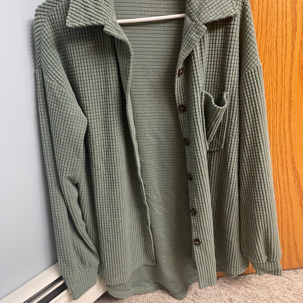 Aerie Waffle Knit Cardigan